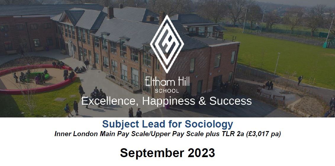 Subject Lead for Sociology Sep 2023