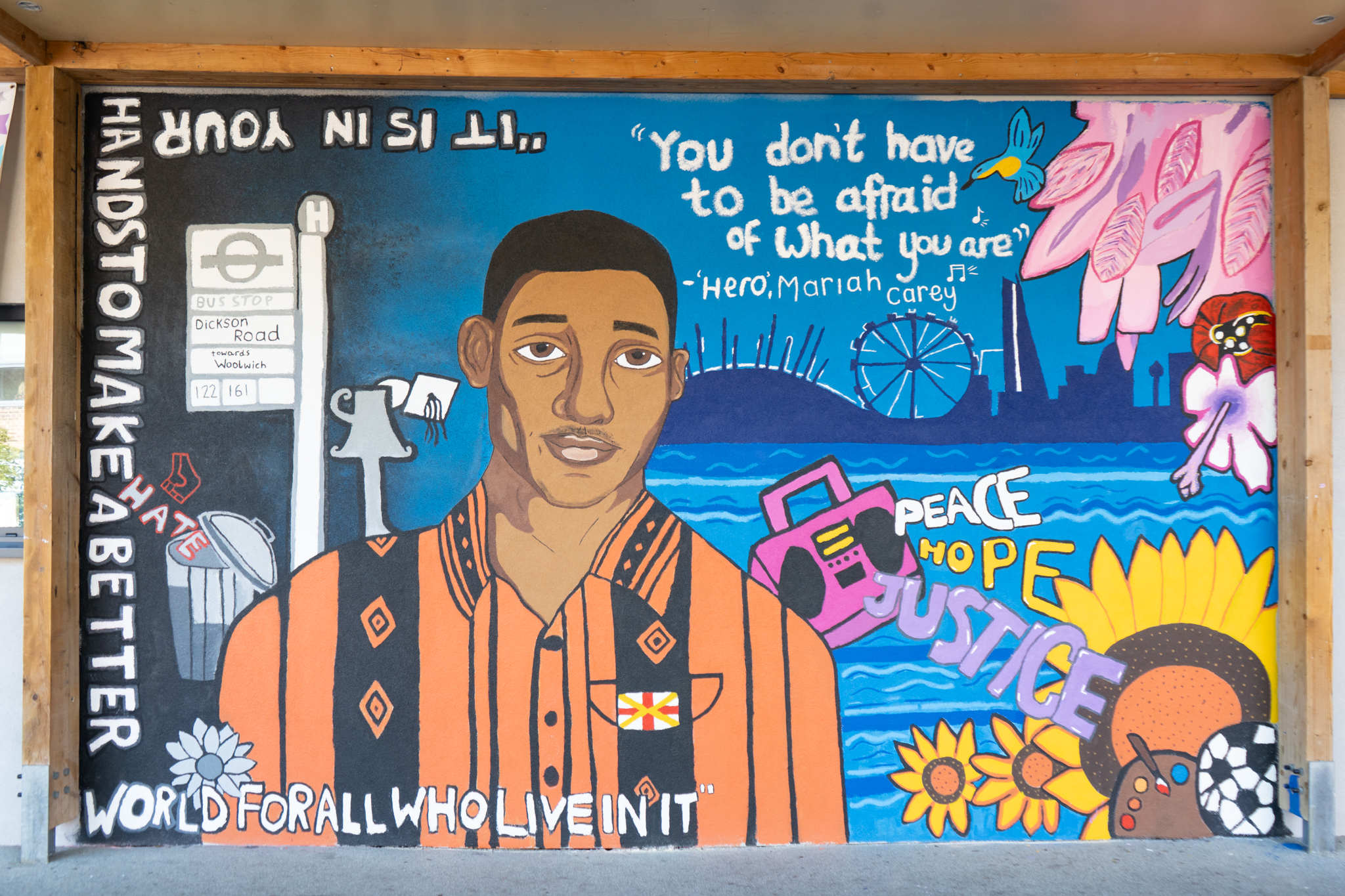 EHS Stephen Lawrence mural