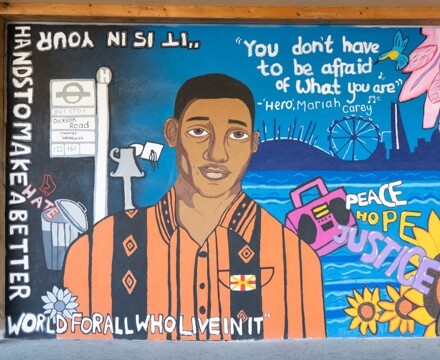 Ehs stephen lawrence mural